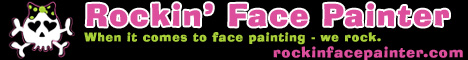 Rockin' Face Painter...When it comes to face painting - we rock.